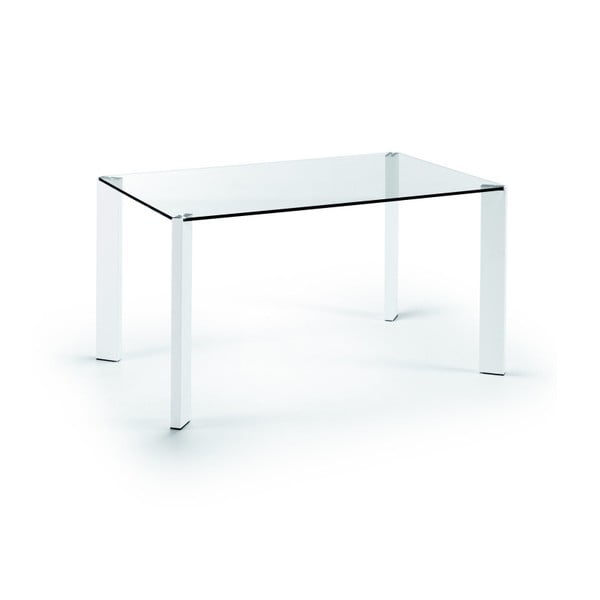 Jedálenský stôl Corner, 140x90cm, bielenohy