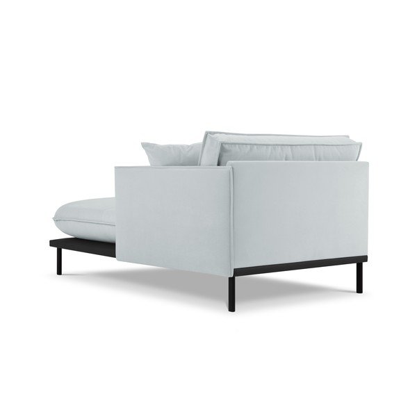 Svetlosivá zamatová leňoška (pravý roh) Auguste – Interieurs 86-image-2