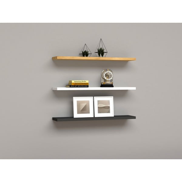 Polica z recyklovaného dreva v súprave 3 ks Boss - Kalune Design-image-1
