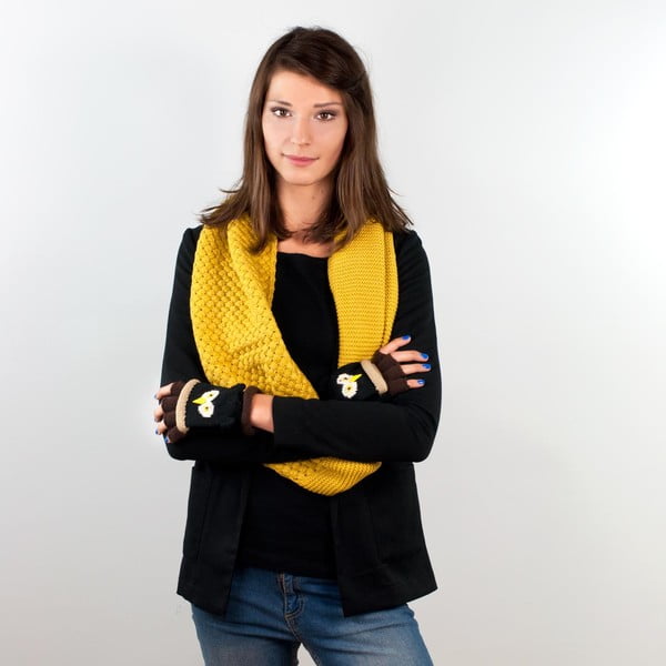 Šál Romantic Yellow-image-1