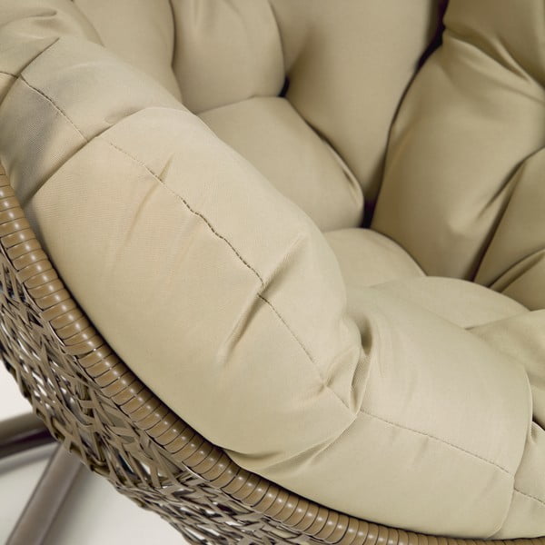 Závesné záhradné kreslo so stojanom Kave Home Florina-image-1