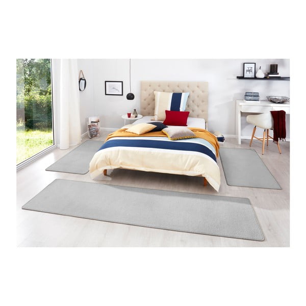 Súprava 3 sivých behúňov Hanse Home Fancy-image-3