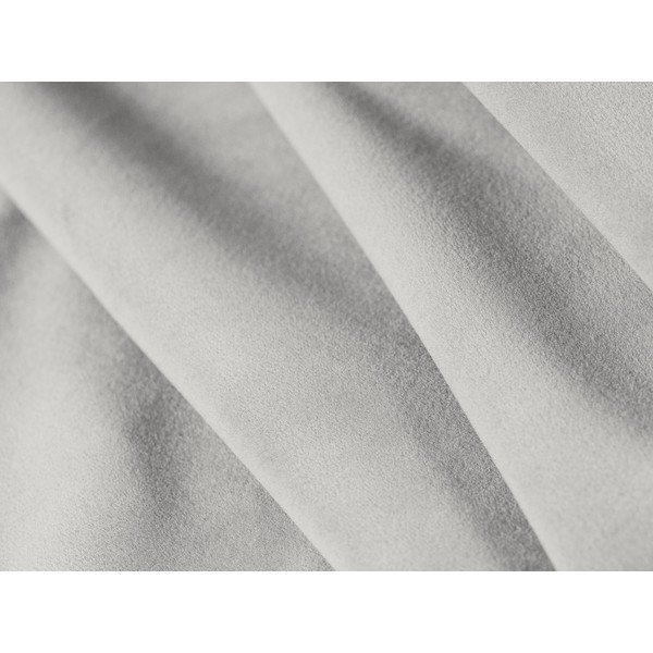 Svetlosivá zamatová rohová pohovka Kate – Micadoni -image-3