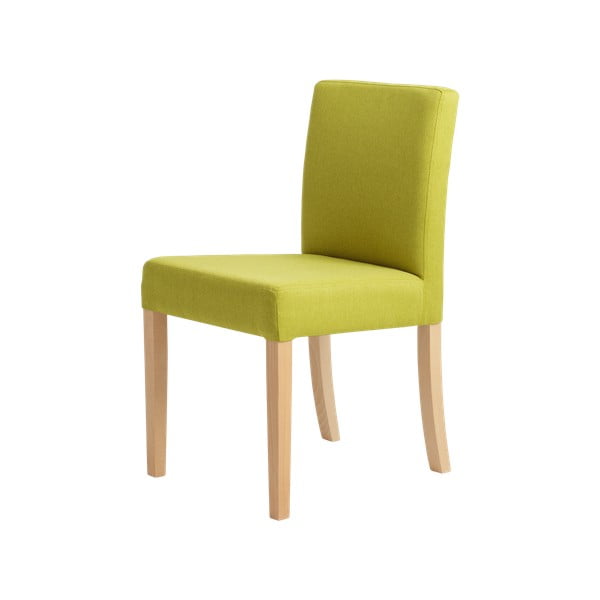 Zelená stolička s prírodnými nohami Custom Form Wilton