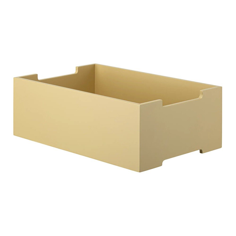 E-shop Svetložltý úložný box 25x39x14 cm Kasane M – Blomus