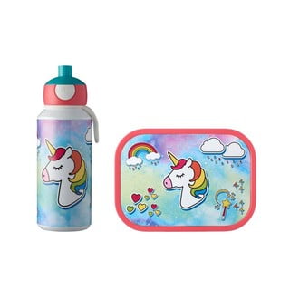 Súprava detského desiatového boxu a fľaše na vodu Mepal Unicorn