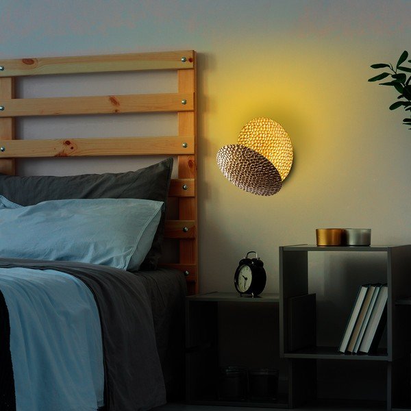 LED nástenné svietidlo v zlatej farbe ø 21 cm Yosma – Opviq lights-image-2