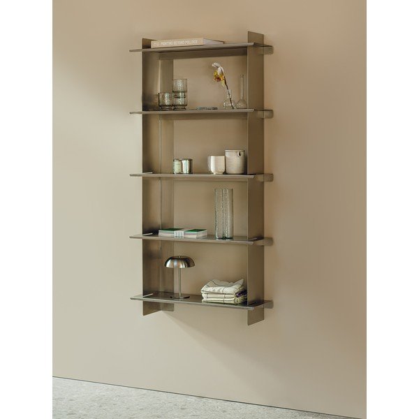 Poschodová nerezová polica v striebornej farbe 70 cm Tivo Shelving Unit - 5-tier – noo.ma-image-2