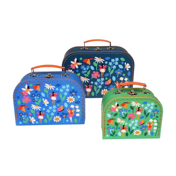 Detské kufríky v súprave 3 ks Fairies in the Garden – Rex London-image-2