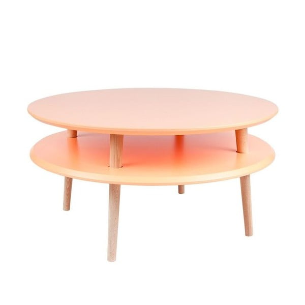 Oranžový konferenčný stolík Ragaba UFO, ⌀ 70 cm