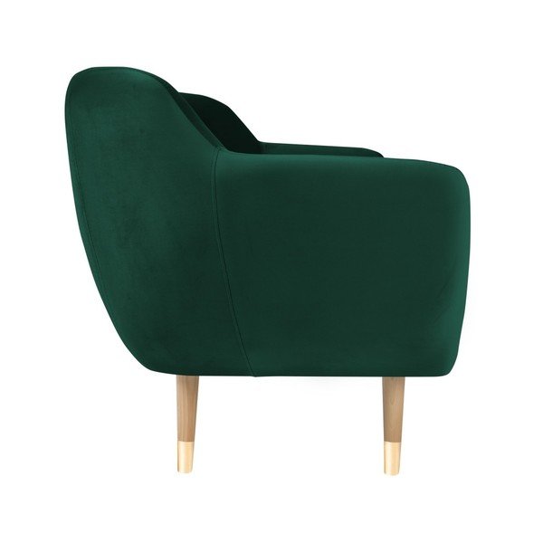 Tmavozelené kreslo Mazzini Sofas Amelie-image-3