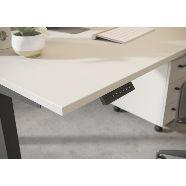 Polohovací pracovný stôl s elektricky nastaviteľnou výškou 80x180 cm Agenda – Germania-image-2