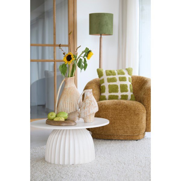 Kovový okrúhly odkladací stolík ø 70 cm Veglia – Light & Living-image-1