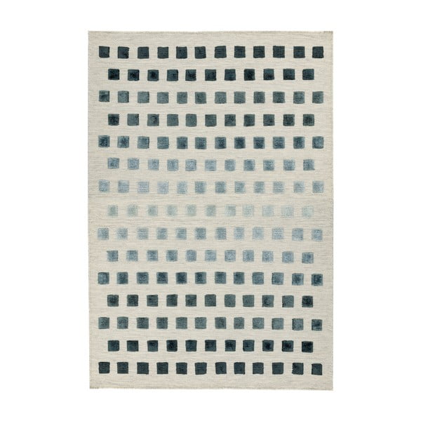 Koberec Asiatic Carpets Theo Silvery Squares, 160 x 230 cm