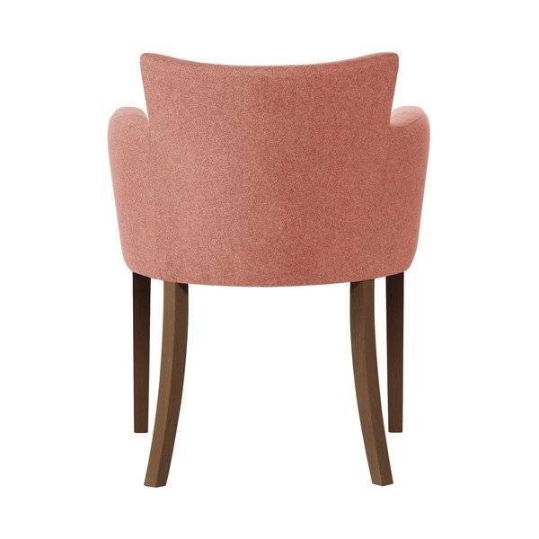 Oranžová stolička s tmavohnedými nohami Ted Lapidus Maison Santal-image-2