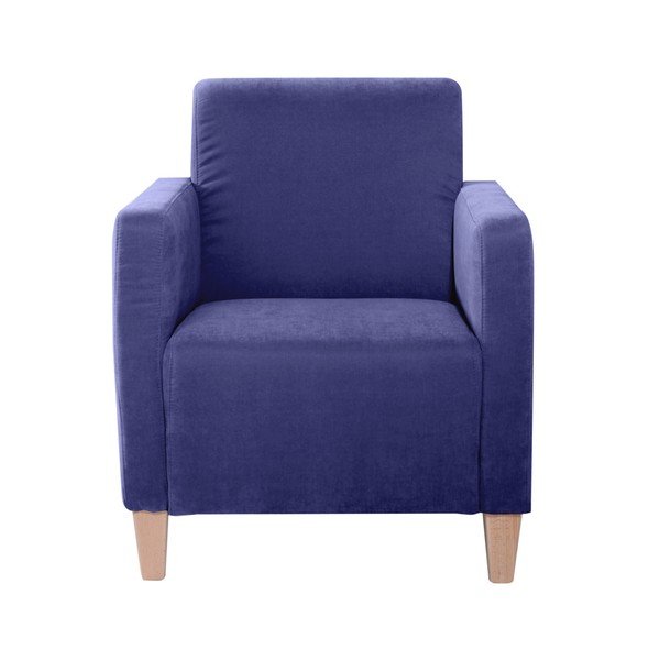 Modré kreslo Max Winzer Milla Velor-image-1