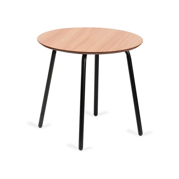 Okrúhle konferenčné stolíky v prírodnej farbe v súprave 2 ks ø 55 cm Luke – Bonami Essentials-image-1