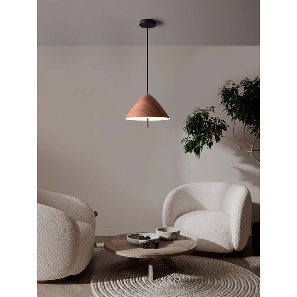 Kovové LED závesné svietidlo v prírodnej farbe s kovovým tienidlom ø 40 cm Oros – Nova Luce-image-3