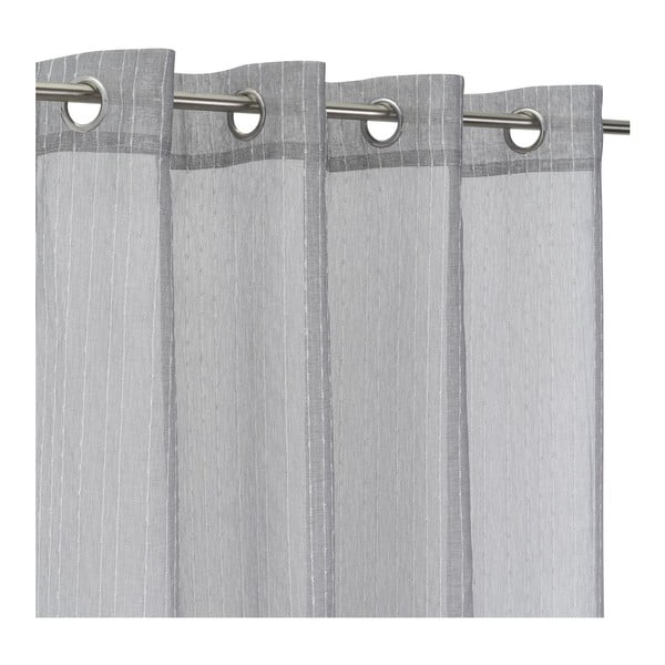 Sivá záclona 140x260 cm Vertical Thread – Casa Selección-image-2