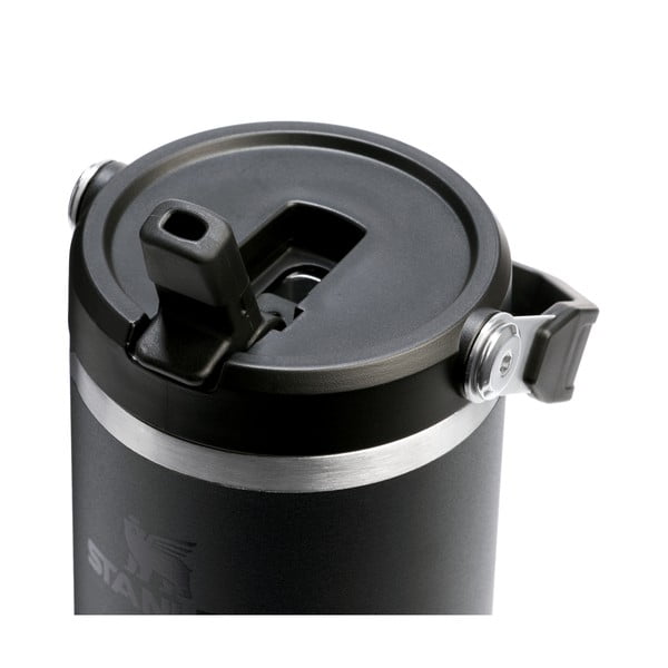 Čierna termoska z nehrdzavejúcej ocele 890 ml IceFlow™ Flip Straw 2.0 Tumbler Black – Stanley-image-2