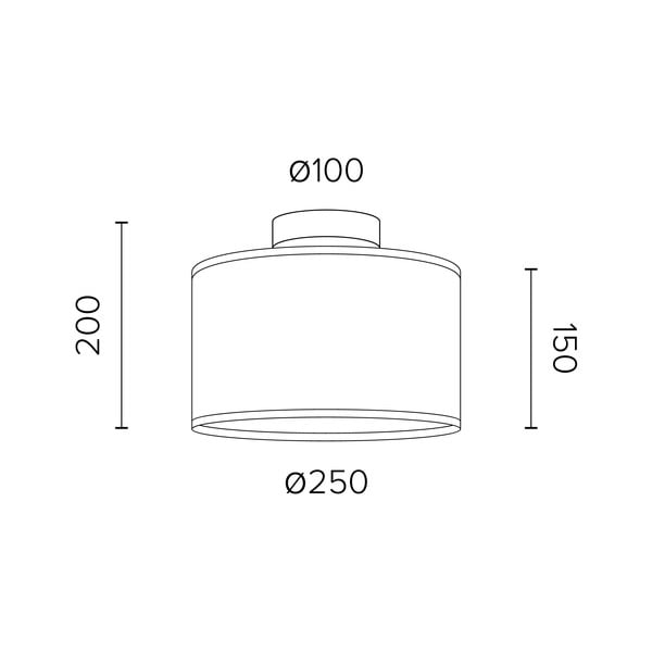 Stropné svietidlo s tienidlom z dreva dubu Sotto Luce TSURI S-image-2