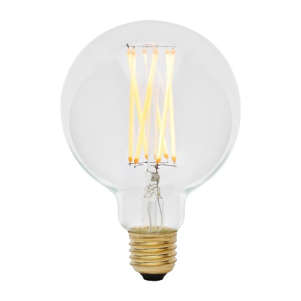 Teplá LED filamentová stmievateľná žiarovka E27, 6 W Elva – tala