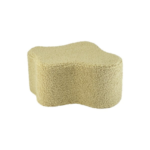 Zelený detský puf z textílie buklé Cloud – Wigiwama