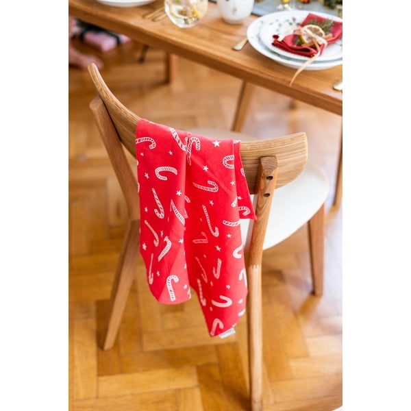 Bavlnené utierky s vianočným motívom v súprave 4 ks 50x70 cm Candy Cane – Catherine Lansfield-image-4