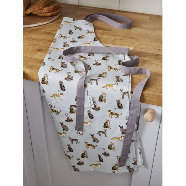 Utierky, zástera a chňapka v súprave 5 ks Curious Cats – Cooksmart ®-image-2