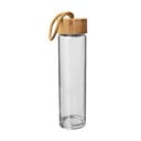 Sklenená fľaša na vodu s bambusovým viečkom Orion, 500 ml