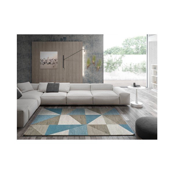 Koberec vhodný aj do exteriéru Universal Fusion Grisso Azul, 160 × 230 cm-image-1