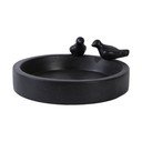 Čierne keramické napájadlo pre vtákov Esschert Design Ave