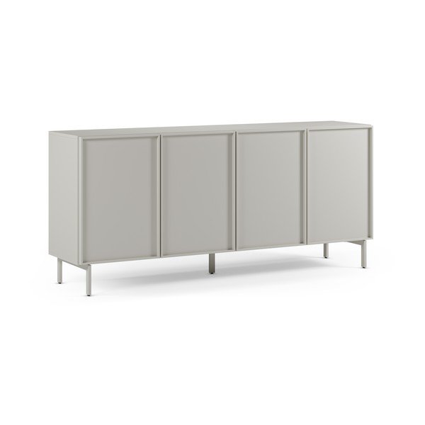 Krémovobiela skrinka 180x80x42 cm Brise – Marckeric-image-2
