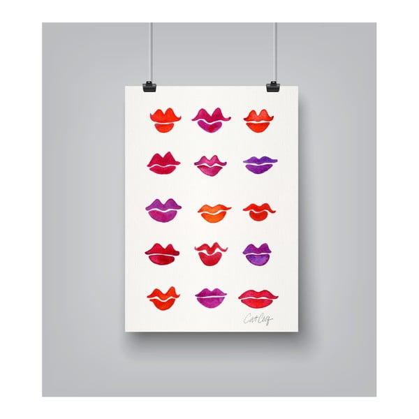 Plagát Americanflat Kiss Collection, 30 x 42 cm