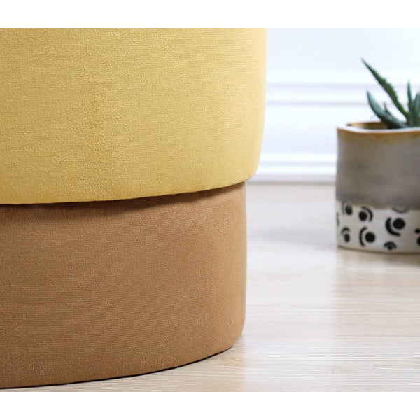 Žltý taburet Ropp – Artie-image-1