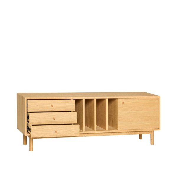 Komoda v dekore duba v prírodnej farbe 140x50x37 cm Nobby – Hübsch-image-4
