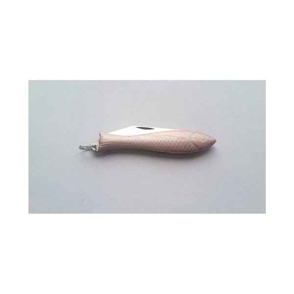 Svetloružový český nožík rybička s krúžkom v dizajne od Alexandry Dětinskej-image-2