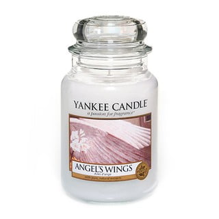 Vonná sviečka Yankee Candle Angel's Wings, doba horenia 110 h