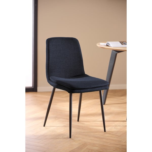 Tmavomodrá jedálenská stolička Becca – Actona-image-2
