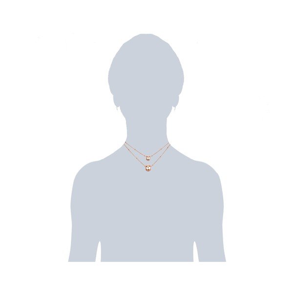 Dámsky náhrdelník vo farbe ružového zlata Tassioni Jingle-image-2