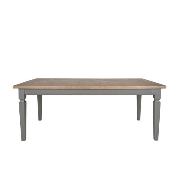 Sivý rozkladací jedálenský stôl Canett Royal, 200 cm