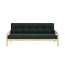 Menčestrová variabilná pohovka Karup Design Grab Raw/Dark Green
