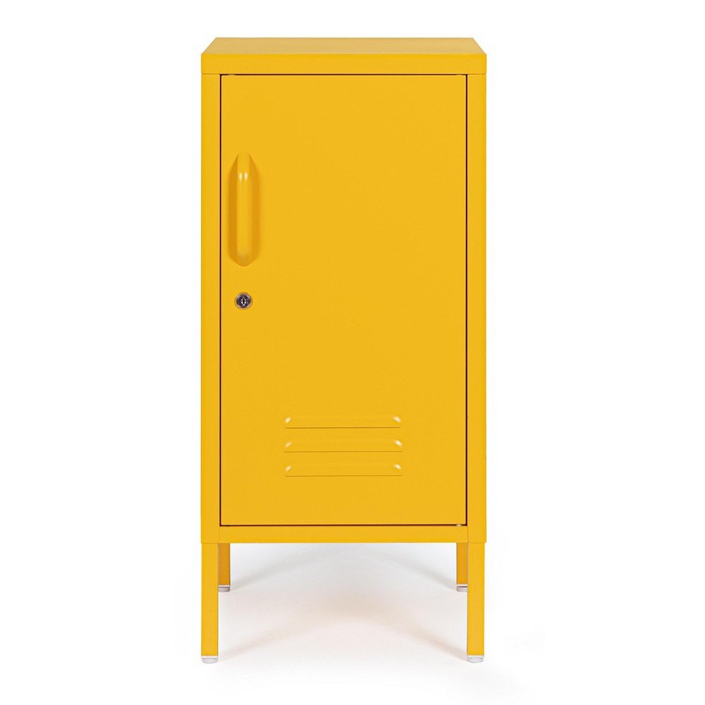 E-shop Žltá kovová uzamykateľná skrinka 35x76x40 cm Cambridge – Yes Everyday