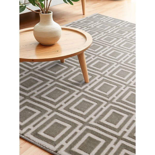 Sivo-krémový koberec 160x235 cm Perles Howlite – Elle Decoration-image-3