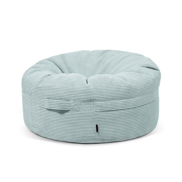 Menčestrový sedací vak v mentolovej farbe Roll 105 – SLOWDOWN