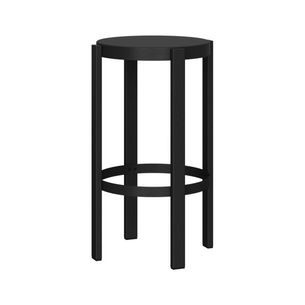 Čierna oceľová stolička Doon – noo.ma