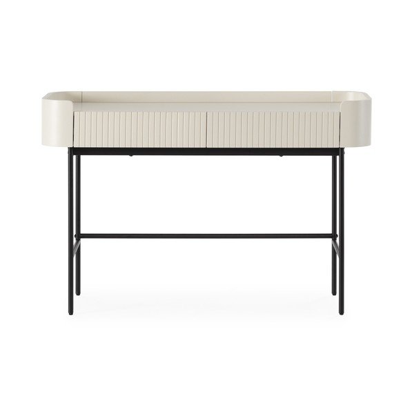 Krémovobiely konzolový stolík 40x120 cm Willa – MOME
