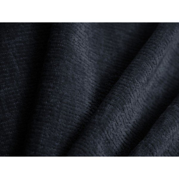 Tmavomodrá čalúnená jednolôžková posteľ s úložným priestorom s roštom 90x200 cm Amy – Micadoni -image-4