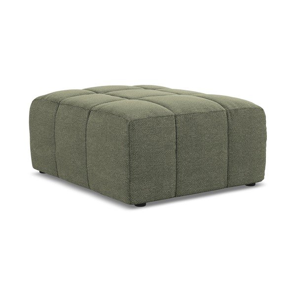 Zelená podnožka z textílie buklé Aloha – Makamii-image-3