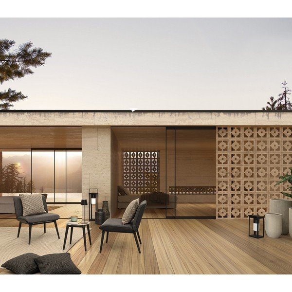 Čierny LED lampáš so solárnym panelom/na USB (výška  38 cm) Solar – Bizzotto-image-2